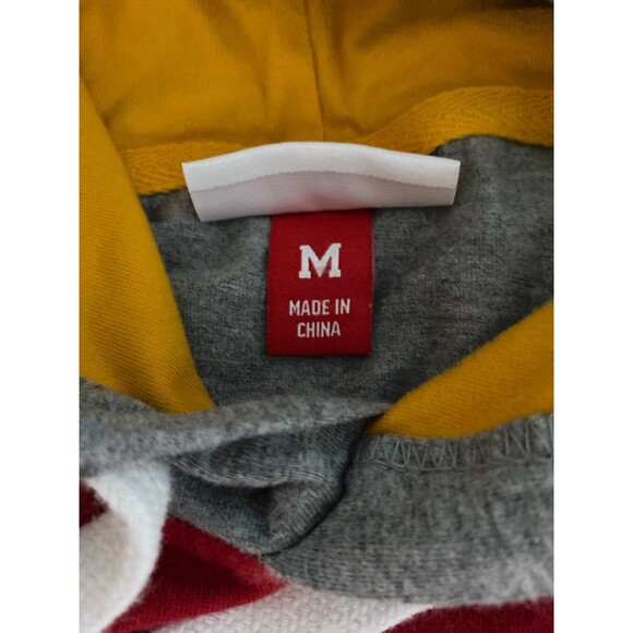 Mitchell & Ness Heathered Gray/Red Houston Rockets Color Blocked Long Sleeve - Picture 6 of 6